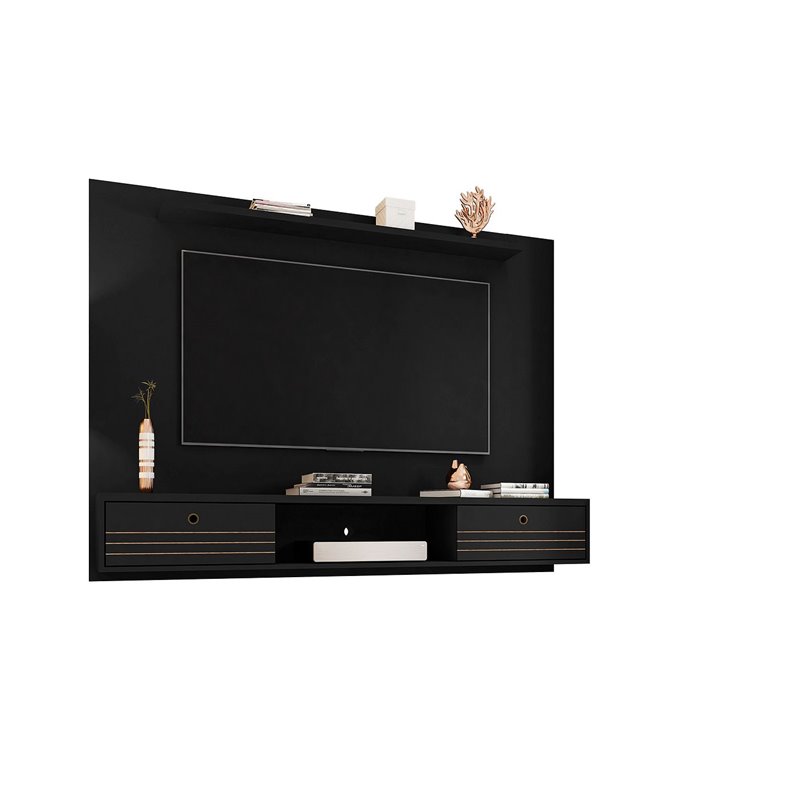 Eden Home Contemporary Wood Entertainment Center for TVs up to 65