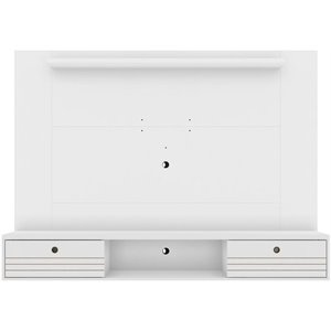 Eden Home Contemporary Wood Entertainment Center for TVs up to 65&quot in White