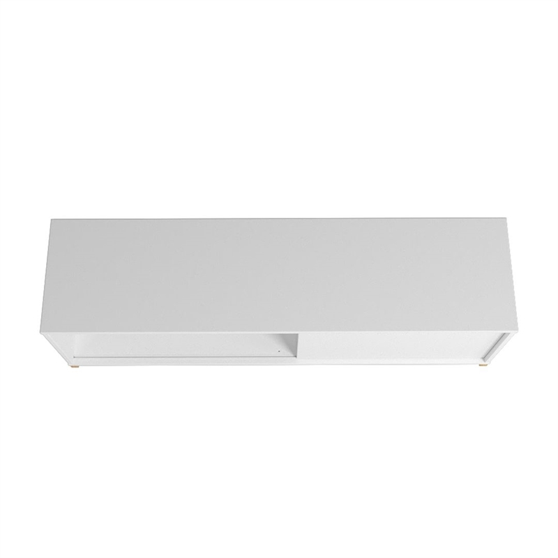 Eden Home 2 Shelves Mid-Century Wood TV Stand for TVs up to 50