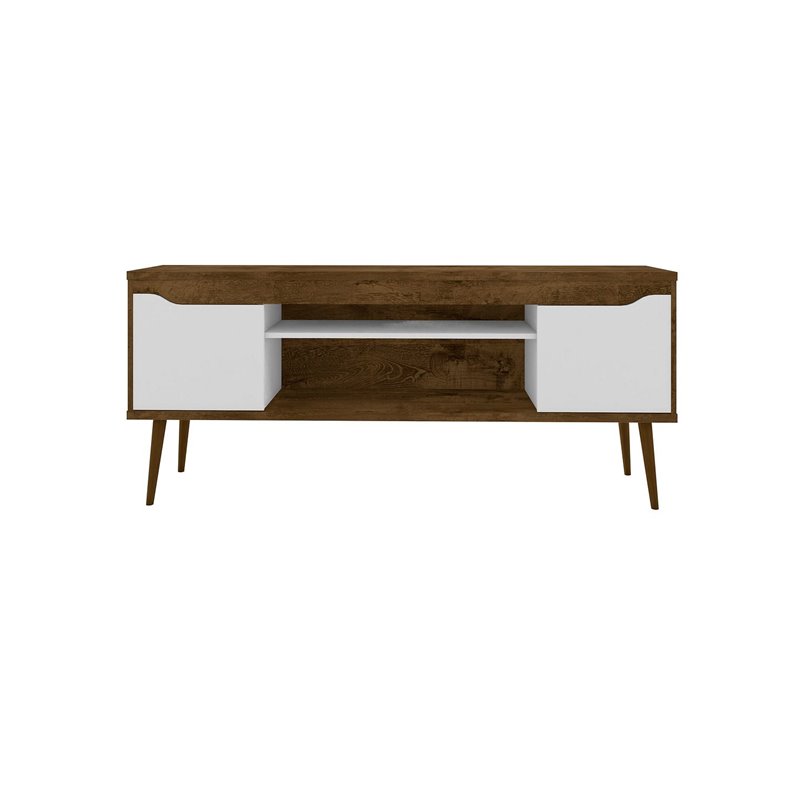 Eden Home 4 Shelves Wood TV Stand for TVs up to 60