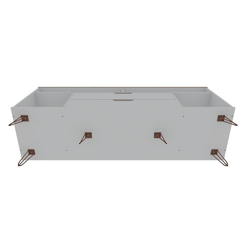 Eden Home Mid-Century Wood TV Stand for TVs up to 60
