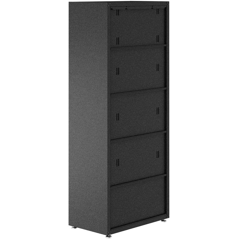 Eden Home Contemporary 2-Door Metal Garage Cabinet in Gray Finish