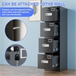 Gangmei 4 Drawer Vertical File Cabinet Metal Office Files Storage Cabinet