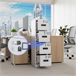 Gangmei 4 Drawer Vertical File Cabinet Metal Office Files Storage Cabinet