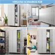 Gangmei 6 Door Lockers for Employees Light Gray