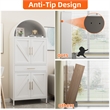 Pantry Cabinet with Adjustable Shelves and Drawer with 2 Doors for Kitchen
