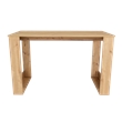 FM FURNITURE Aurora Writing Computer Desk Engineered Wood Oak