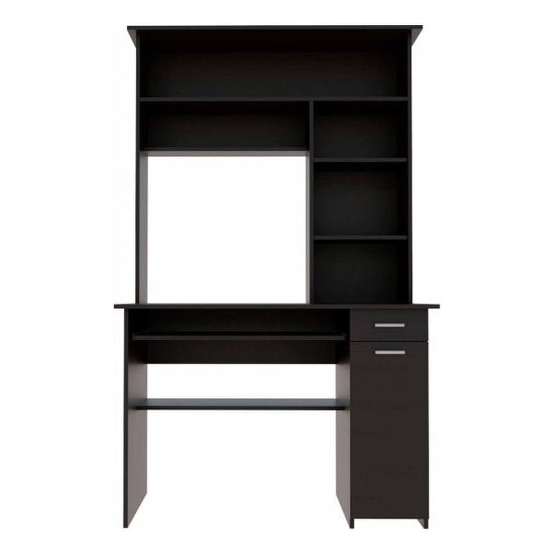 FM FURNITURE Weston Two Writing Computer Desk Engineered Wood Black