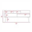 FM FURNITURE Hamburg Engineered Wood TV Stand for TVs up to 60