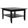 FM FURNITURE Britannica 2-Piece Engineered Wood Living Room Set in Black