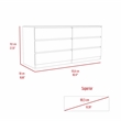 FM FURNITURE Sydney 3 Piece Bedroom Set Multi-Color Engineered Wood