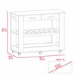 FM FURNITURE Danville 2 Piece Kitchen Set Multi-Color Engineered Wood