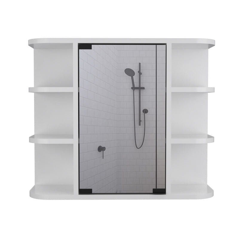 FM FURNITURE Cowen 2 Piece Bathroom Set White Engineered Wood