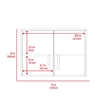 FM FURNITURE Conway 4 Piece Garage Set Black Engineered Wood