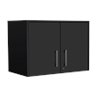FM FURNITURE Sunapee 5 Piece Garage Set Black Engineered Wood