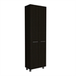 FM FURNITURE Abilene 7 Piece Garage Set Black Engineered Wood