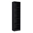 FM FURNITURE Avra 3 Piece Living Room Set Black Engineered Wood