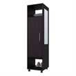 FM FURNITURE Summit Engineered Wood and Melamine with Mirror-Door Wardrobe Black