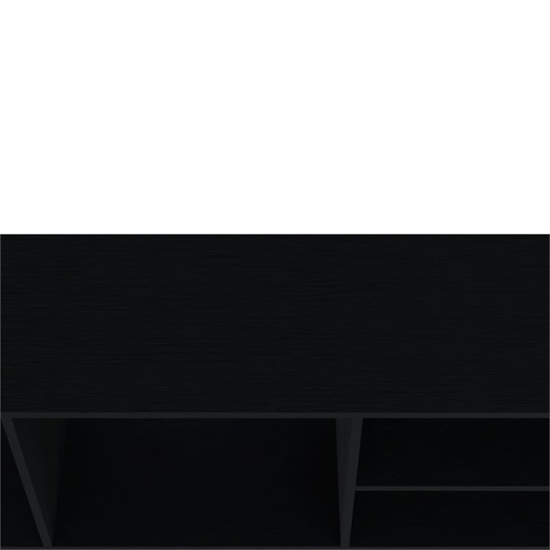 FM FURNITURE Vail Console tableEngineered Wood with open storage Black