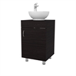 FM FURNITRE Loli Bathroom Vanity with Integrated Sink Wengue