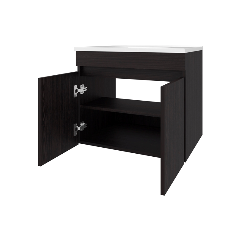 FM FURNITURE Rainbow City Vanity with 2 Doors Wengue