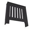 FM FURNITURE Rio Radiator Cover with Storage Space Saving Design Wengue