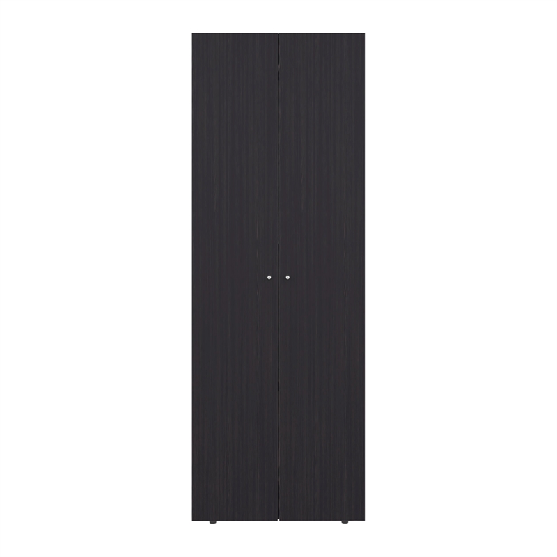FM FURNITURE Basin 2 Doors Tall Wardrobe Cabinet Bedroom Wenge
