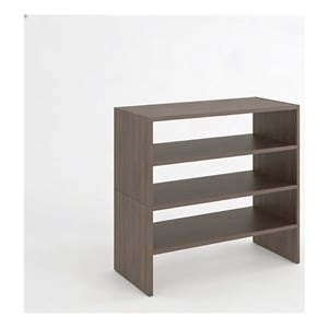 FM FURNITURE Berlin Shoe Rack with Open Shelves for Modern Home Spaces