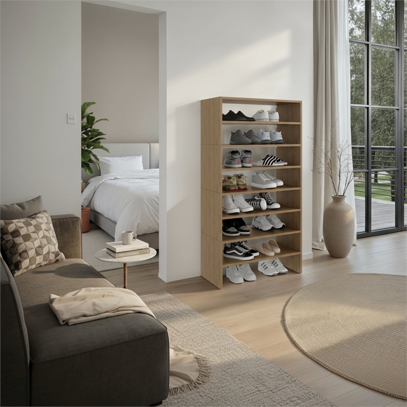 FM FURNITURE Sahara Modern Shoe Rack Bedroom Engineered Wood