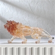 Animal Polyresin Sculpture - Golden Leopard Ornament