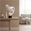 Modern Bronze Polyresin Ribbon Sculpture