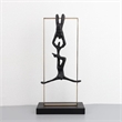 Retro Figure Ornament - Simple Metal Frame Gold