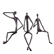 Modern Black Figure - Abstract Iron Sculpture