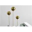Marble Base Statue - Gold Metal Balloon Sculpture