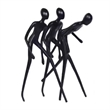 Modern Black Iron Figurine - Luxury Miniature Sculpture