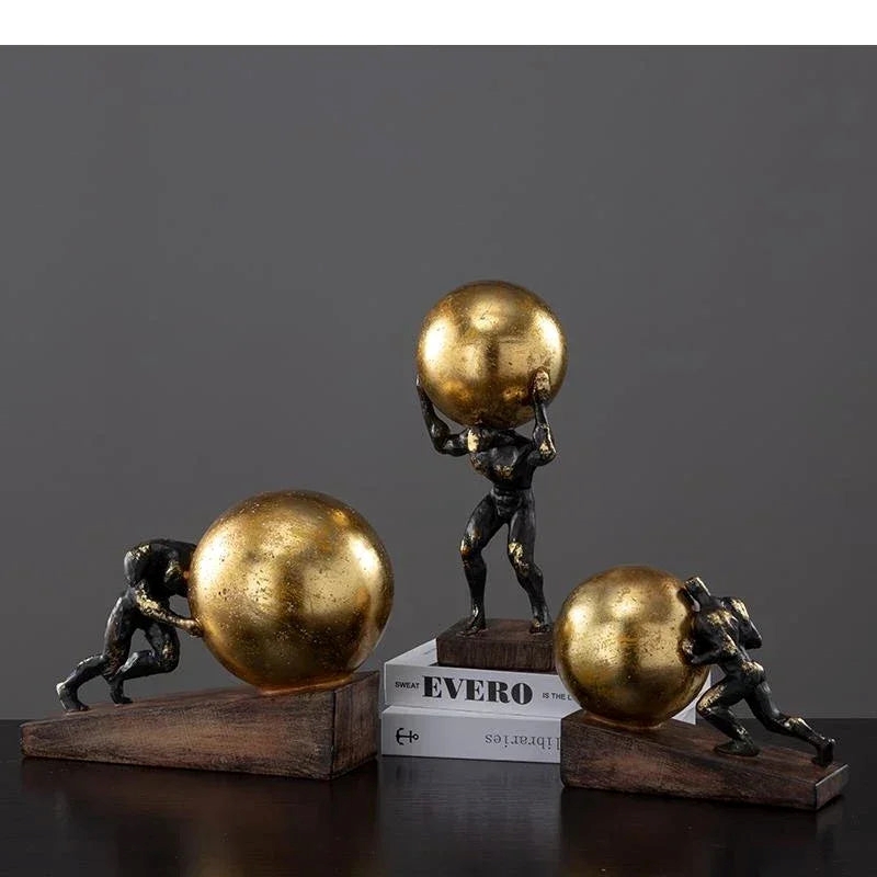 Modern Gymnast Statue - Abstract Figure Desktop