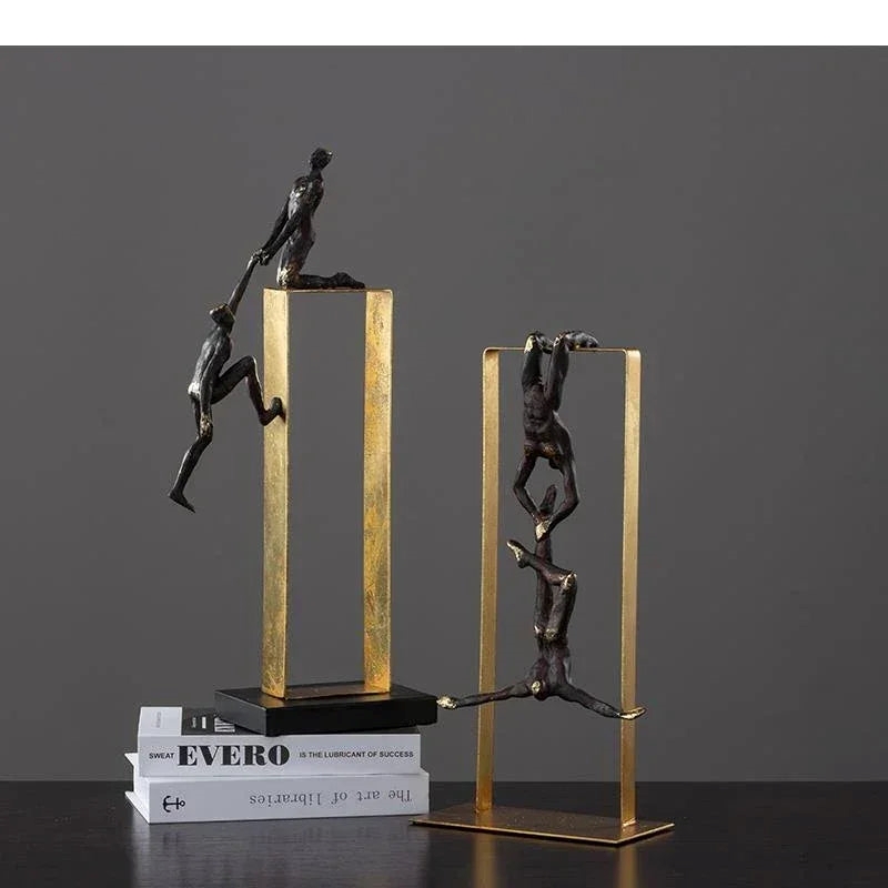 Modern Gymnast Statue - Abstract Figure Desktop