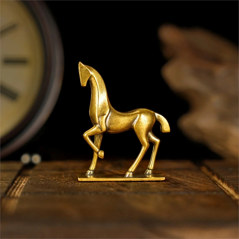 Sculpture - Abstract Brass Horse