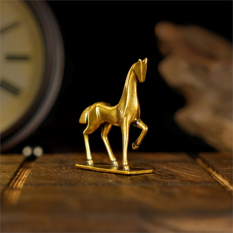 Sculpture - Abstract Brass Horse