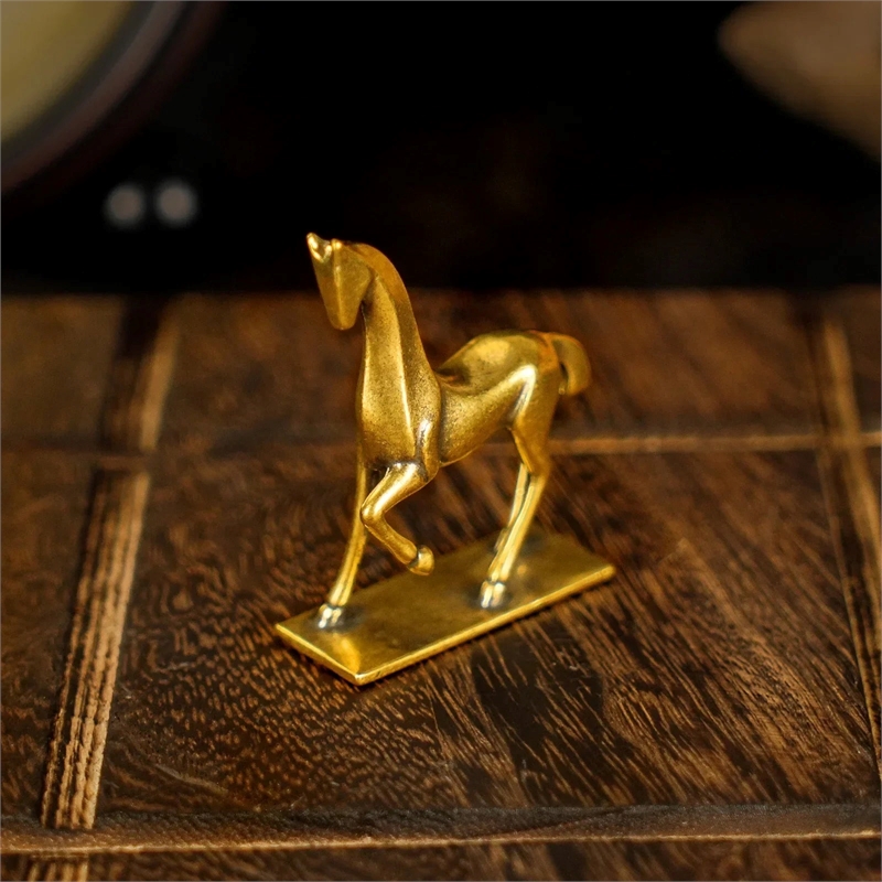 Sculpture - Abstract Brass Horse