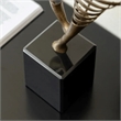 Bronze Horse Head Sculpture - Geometric Metal