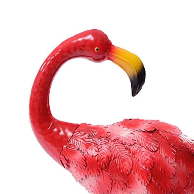 Tropical Flamingo Sculpture Pair - Decorative Lawn & Patio Decor