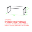 Contemporary Stainless Steel and Glass Coffee Table Silver
