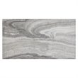 Napoli Modern Faux Marble/Stainless Steel Coffee Table in Gray