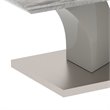 Napoli Modern Faux Marble/Stainless Steel Coffee Table in Gray