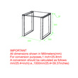 Contemporary Stainless Steel and Glass Accent Table Silver