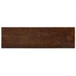Volsa Rustic Modern 2-Tier Solid Wood Console Table in Walnut