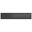 Contemporary Metal and Glass and MDF Console Table Black