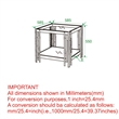 Contemporary Metal and Glass Large Accent Table Gold