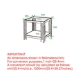 Contemporary Metal and Glass Large Accent Table Silver